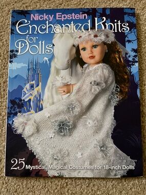 Enchanted Knits for Dolls, Pattern Book for 18” Dolls
